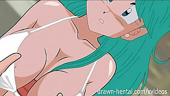 ความสุขของ Bulma กับผู้ชายสองคนใน Dragon Ball Z Hentai