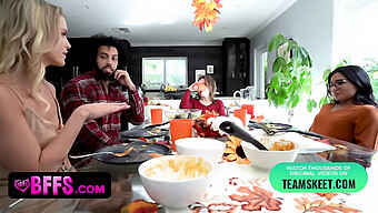 Natuurlijke Tieten En Grote Konten In Een Trio Feest