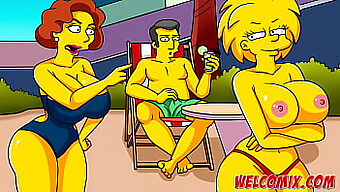 Lesbian Orgy With Big Boobs And Ass In The Simpsons Animated Series