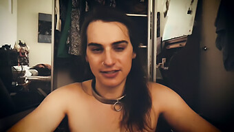 La Trans Jamietheslut Ingoia Sperma Mentre È Ammanettata A Tammy