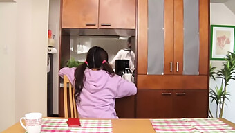 A Taste Test Of Two Close Sisters' Juices In A Steamy Scene