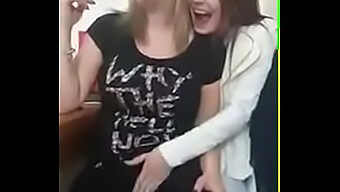 Friendly Lesbians Enjoying Each Other'S Bodies