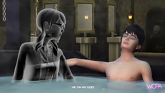 Mature Myrtle E Harry Potter Si Concedono Un Incontro Bollente In Questo Video Hentai Animato