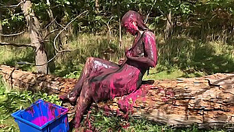 Pink And Wet: A Dirty Girl Gets Messy In Sexy Style