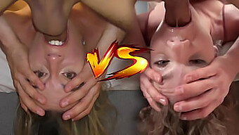 ¡la Adolescente Amateur (18+) Eveline Dellai Y Sabrina Spice En Una Lucha Dura Y Hardcore Por Tu Atención!