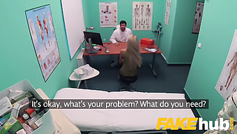 A Blonde Russian Girl Pretends To Be Sick And Takes A Load In Her Mouth