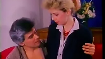 Blonde Bombshell Gives A Mouth-Watering Blowjob In Retro Porn Video