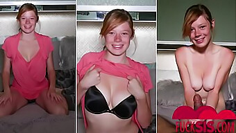 Ginger Teen Mia Collins Sucks And Fucks In A Petite Porn Video