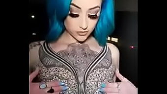 Busty Beauty With Massive Ink