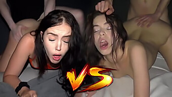 Compilation D'Éjaculations: Emily Mayers Contre Zoe Doll - Who Wins ? You Decide !