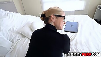 Big Ass Blonde Milf'S Stepson Watches Her In Hardcore Porn