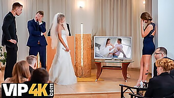 Czech Bride Gets A Wedding Present In The Form Of A Blowjob